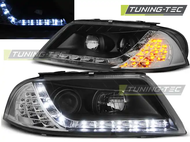 Reducere de preț FARURI DAYLIGHT BLACK pentru VW PASSAT 3BG B5 FL 09.2000-2003.05