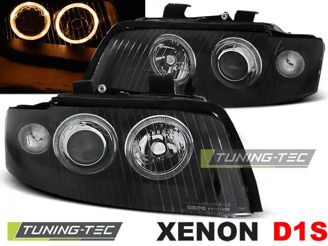 FARURI XENON ANGEL EYES NEGRE pentru AUDI A4 10.2000-2010.04 Plată securizată