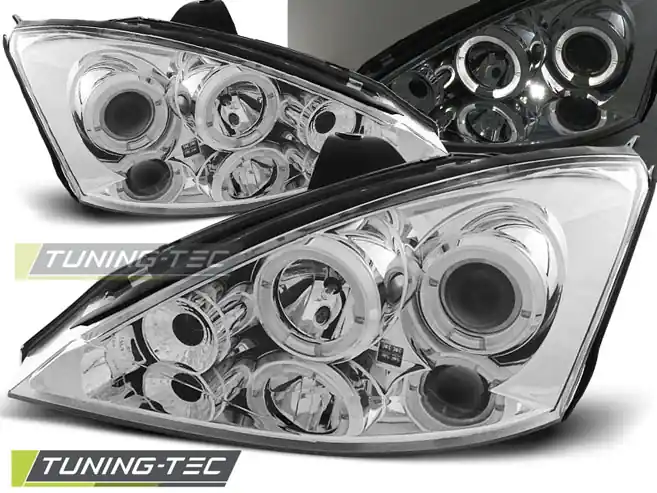 FORD FOCUS 11.2001-2010.04 ANGEL EYES CROMAT Livrare rapidă