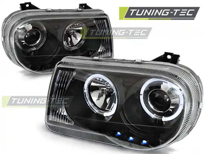 CHRYSLER 300C 2005-2010 ANGEL EYES NEGRI Ofertă exclusivă