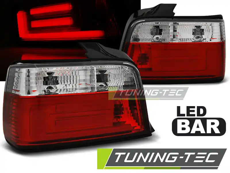 Disponibil imediat LAMPURI SPATE BARĂ LED ROȘU ALB pentru BMW E36 12.1990-2008.99 SEDAN