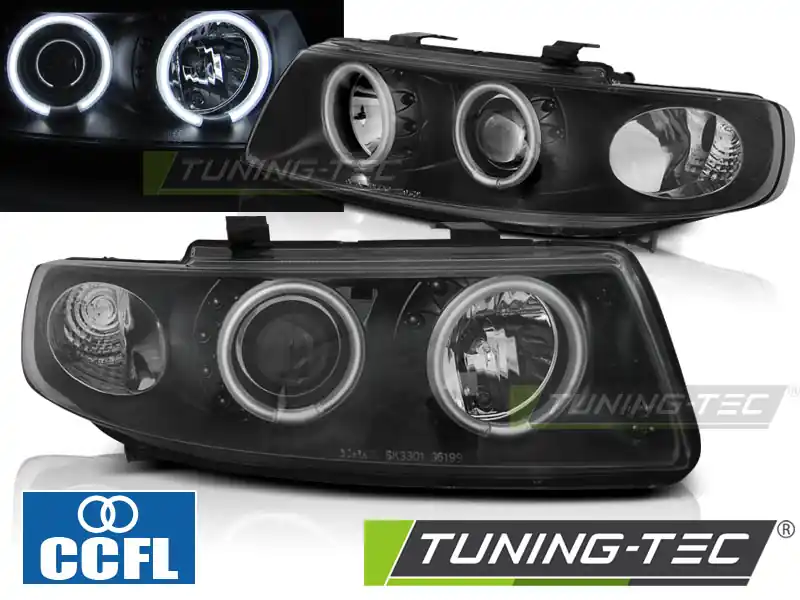 FARURI ANGEL EYES CCFL BLACK pentru SEAT LEON / TOLEDO 04.1999-2008.04 Preferatul clienților