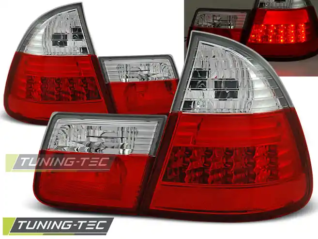 Discount SPATE LED ROȘU ALB pentru BMW E46 1999-2005 TOURING