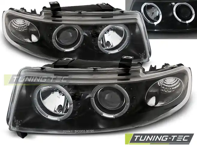 FARURI ANGEL EYES NEGRE pentru SEAT LEON / TOLEDO 04.1999-2008.04 Preț redus