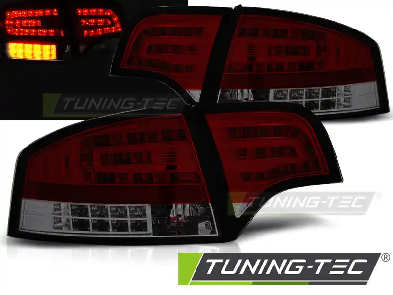 Transport gratuit SPATE LED ROȘU FUM pentru AUDI A4 B7 11.2004-2003.08 SEDAN