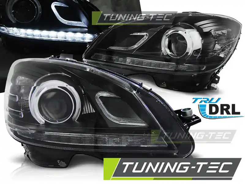 FARURI TRUE DRL BLACK pentru MERCEDES W204 2007-2010 Vezi acum