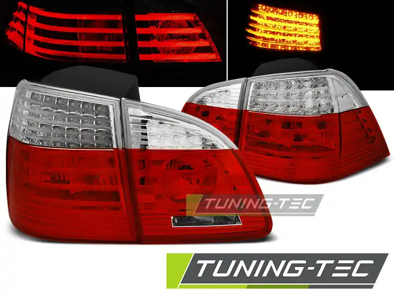 Reducere extra SPATE LED ROȘU ALB pentru BMW E61 2004-2003.07 TOURING
