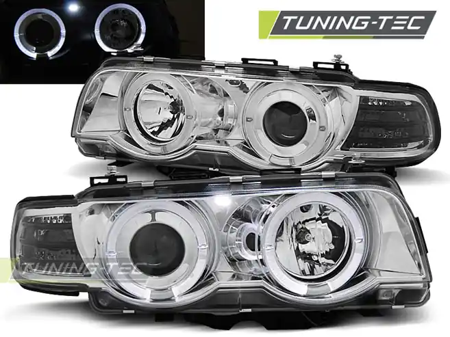 Reducere de preț FARURI ANGEL EYES CROM pentru BMW E38 09.1998-2007.01
