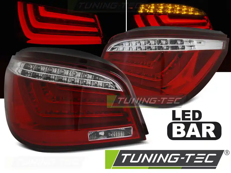 Livrare rapidă LAMPURI SPATE BARĂ LED ROȘU ALB pentru BMW E60 LCI 2007-2010