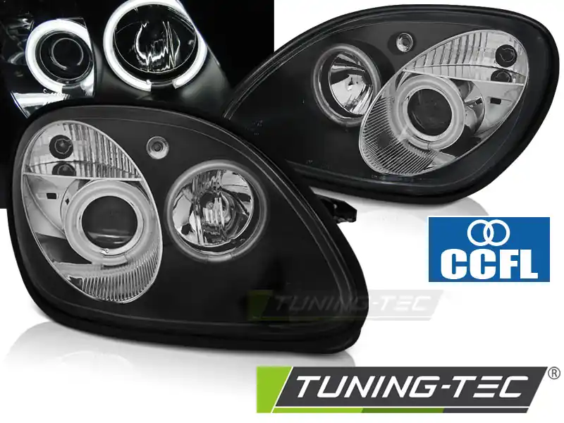 FARURI ANGEL EYES CCFL NEGRU pentru MERCEDES R170 SLK 04.1996-2004 Expediere rapidă