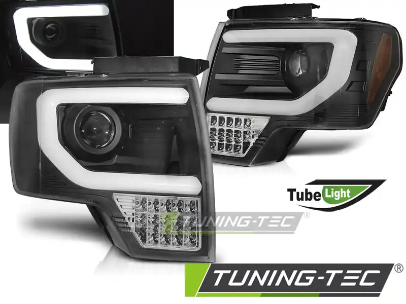 Ofertă limitată FORD F150 MK12 2008-2014 TUBE LUMINA NEGRU
