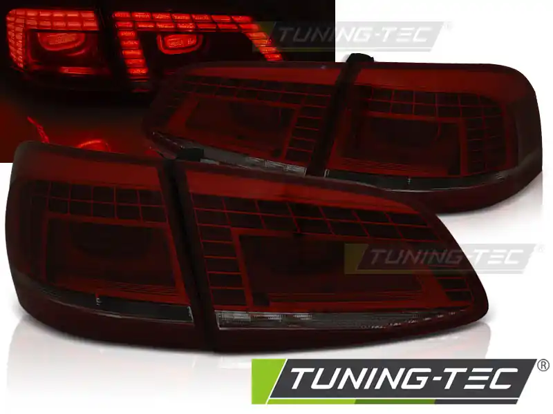 Plată securizată SPATE LED ROȘU FUM pentru VW PASSAT B7 VARIANT 10.2010-2010.14
