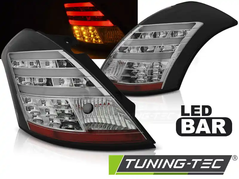 Retur ușor SUZUKI SWIFT V 10- BARĂ LED NEGRU