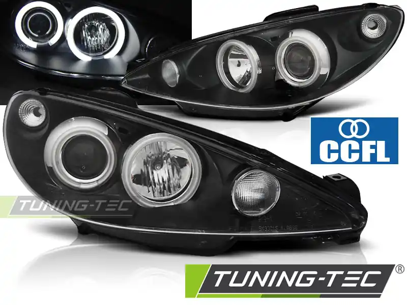 PEUGEOT 206 02- ANGEL EYES BLACK CCFL Preferatul clienților