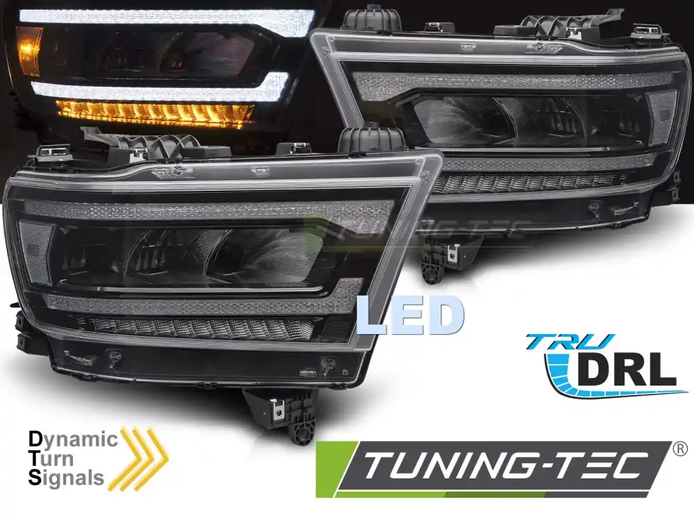 FARURI LED DRL SEQ pentru DODGE RAM 2019-2022 Doar azi