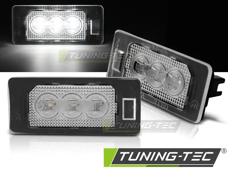 Livrare gratuită LICENȚĂ LED 3x LUMINI TRANSPARATE pentru BMW E90 / F30 / F32 / E39 / E60 / F10 / X3 / X5 / X6
