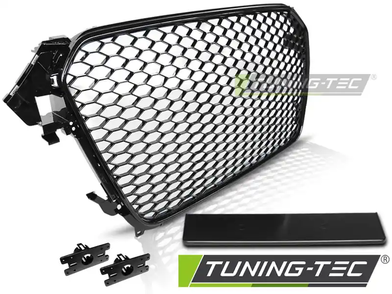 Expediere rapidă GRILĂ SPORT GLOSSY BLACK pentru AUDI A4 (B8) 11.2011-2015