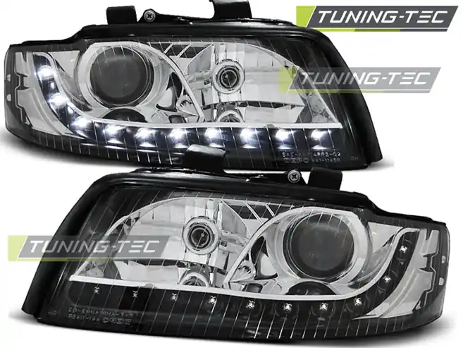 FARURI DAYLIGHT BLACK pentru AUDI A4 10.2000-2010.04 Retur gratuit