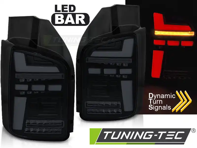 LAMPURI SPATE BARĂ LED BLACK SMOKE SEQ pentru VW T5 2010-2015 Super ofertă