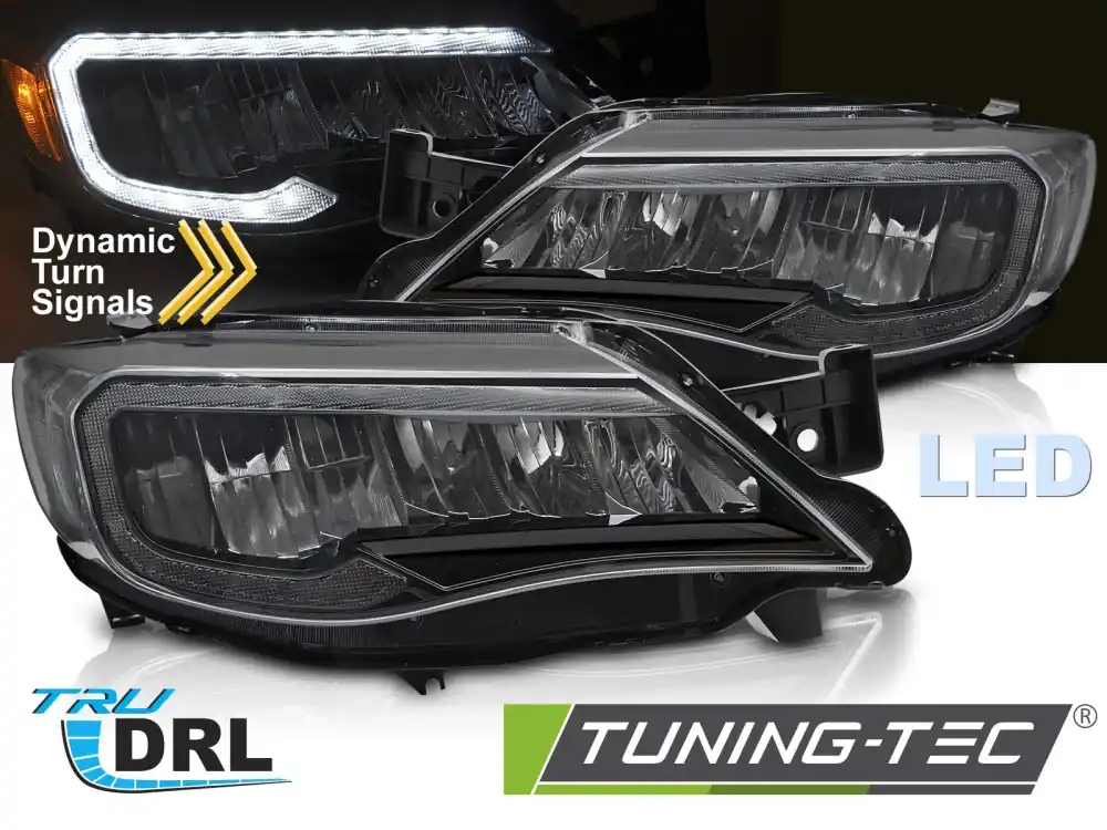 FARURI LED TUBE LIGHT BLACK pentru SUBARU WRX 2008-2014 Ieftin