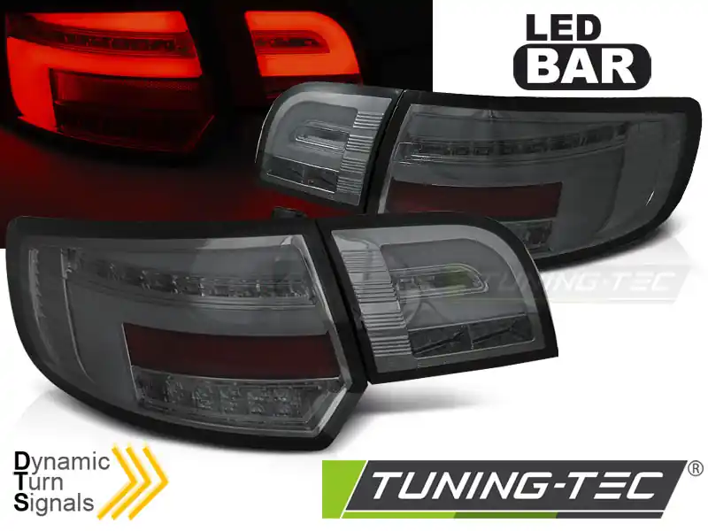 Comandă acum LAMPURI SPATE BARĂ LED SMOKE SEQ pentru AUDI A3 8P 5D 2008-2012