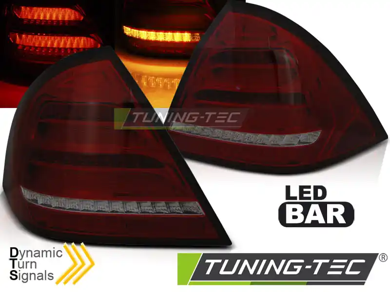 MERCEDES W203 SEDAN 2004-2007 BARĂ LED ROȘU FUM Expediere rapidă
