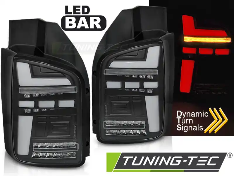 LAMPURI SPATE BARĂ LED BLACK SEQ pentru VW T5 2010-2015 Nu rata