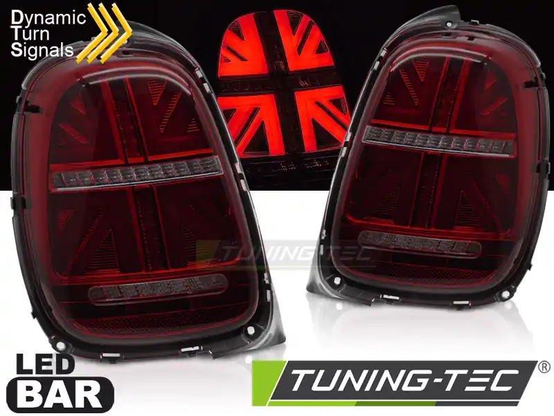 SPATE LED RED SMOKE SEQ pentru MINI COOPER F55 F56 F57 2014-2017 6-PIN Super ofertă