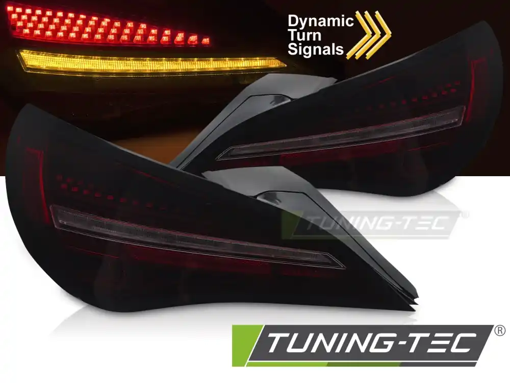 SPATE LED SEQ BLACK RED SMOKE pentru MERCEDES CLA C117 2013-2019 OE LED Preferatul clienților