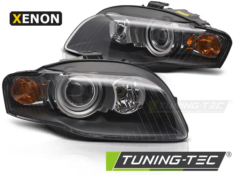 Promoție FARURI XENON NEGRE pentru AUDI A4 B7 11.2004-2003.08