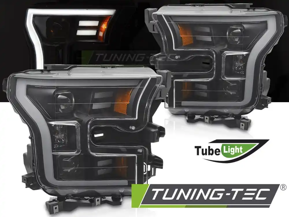 FARURI TUBE LIGHT BLACK pentru FORD F150 MK13 2014-2017 Doar azi