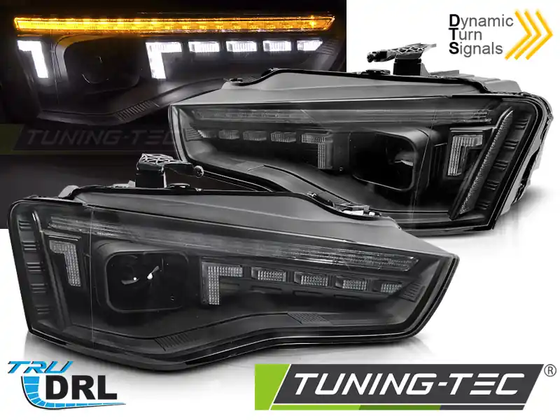 Cel mai vândut FARURI HALOGEN LED NEGRU SEQ pentru AUDI A5 2011-2016