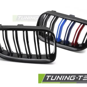 Vezi acum GRILĂ SPORT NEGRU LUCIOS BARĂ DUBLĂ TRICOLOR pentru BMW E92 / E93 LCI 2010-2013