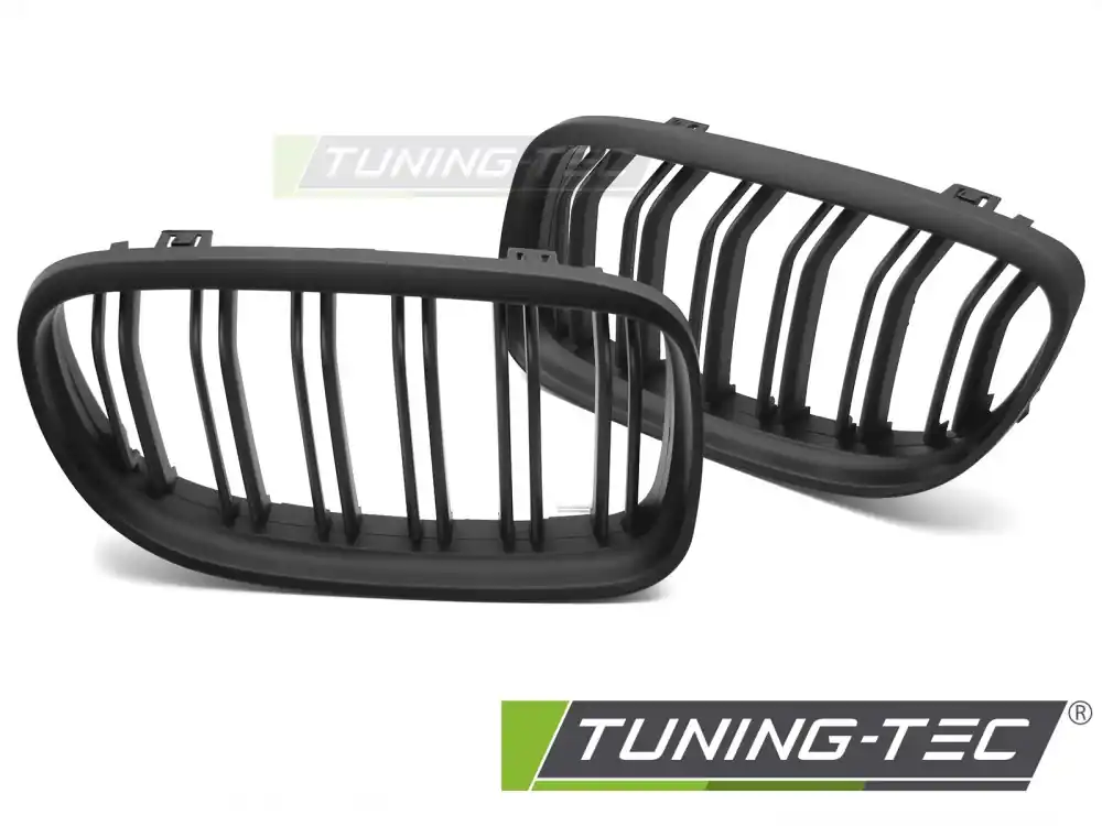 Reducere extra GRILĂ SPORT MAT BLACK DUBLE BAR pentru BMW E90 / E91 LCI 2009-2011