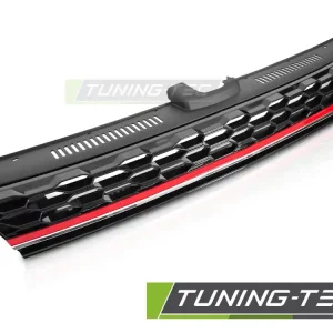 Vezi acum GRILĂ SPORT GLOSSY BLACK cu LINIA ROȘIE pentru VW GOLF 7 2017-2019