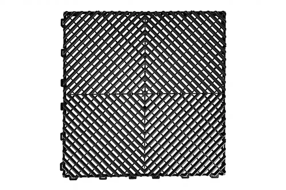 Ofertă specială Pardoseala Modulara Ventilata pentru Garaj Depozit Negru