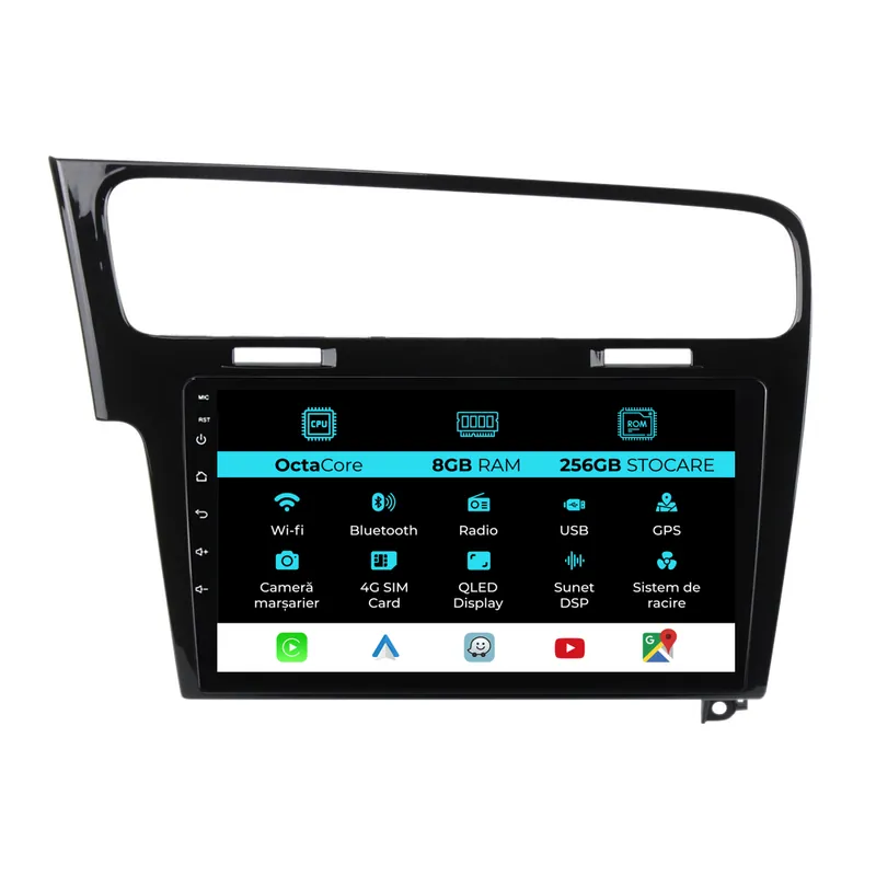 Promoție Navigatie Dedicata Volkswagen Golf 7 (2013-2020), 10Inch, 8Gb Ram, 256Gb Stocare,Carplay