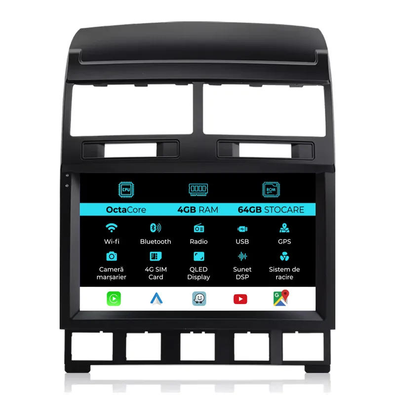 Mai ieftin Navigatie Dedicata Volkswagen Touareg (2003-2010), 9Inch, 4Gb Ram, 64Gb Stocare, Carplay