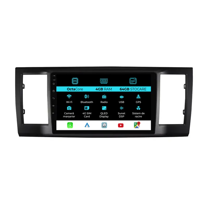 Navigatie Dedicata Volkswagen Transporter T6 (2016 – 2020), 9Inch, 4Gb Ram, 64Gb Stocare, Carplay Reducere extra