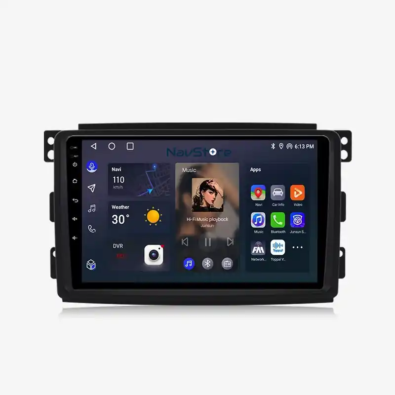 Nu rata Navigatie Dedicata Smart For Two (2005-2010) For Four (2005-2010), 9 Inch, 6Gb Ram, 128Gb stocare, Bluetooth, WiFi, Waze