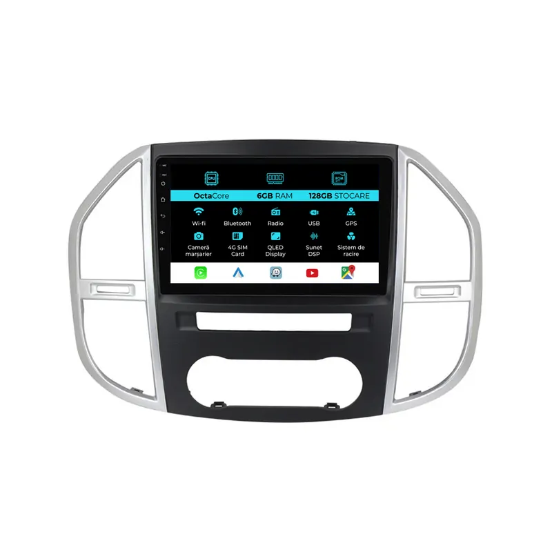 Vezi acum Navigatie Dedicata Mercedes Vito W447 (2014-2021), 10Inch, 6Gb Ram, 128Gb Stocare, Carplay