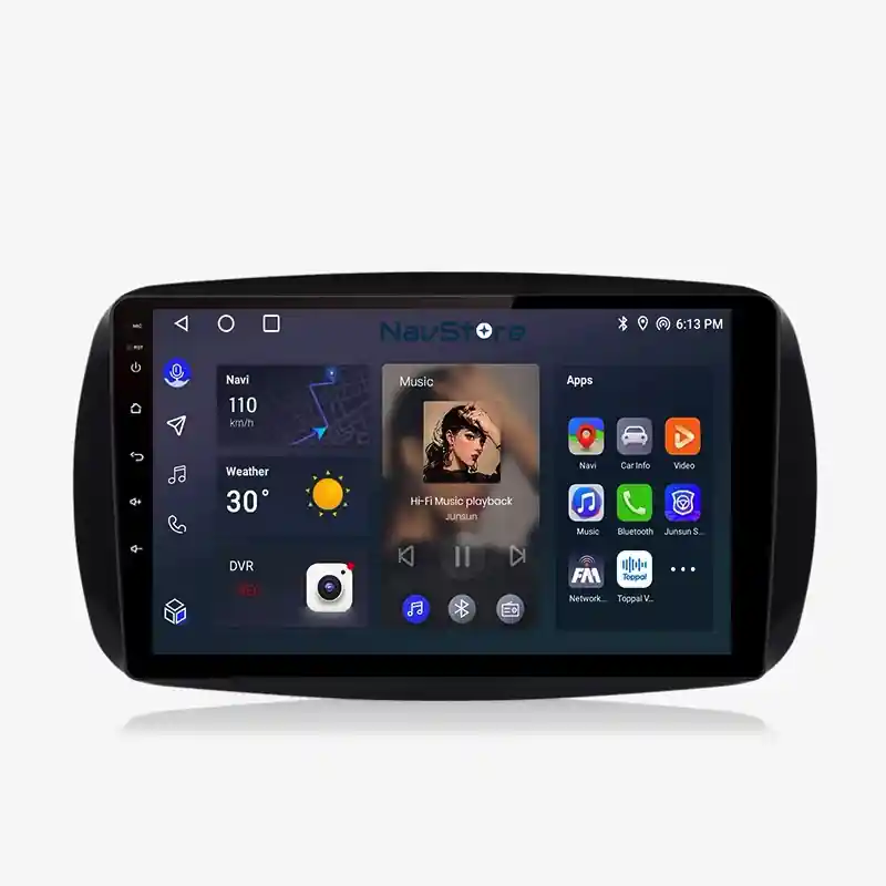 Navigatie Android Dedicata Smart For Two (2016-2021) For Four (2016-2021), 9 Inch, 8Gb Ram, 256Gb stocare, Carplay Livrare expres