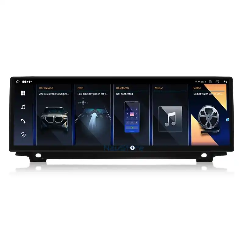 Ieftin Navigatie Android Dedicata BMW Seria 5 F10 F11 (2011-2017), 14.9 Inch, 8Gb Ram, 256Gb Stocare, Bluetooth, WiFi, Waze