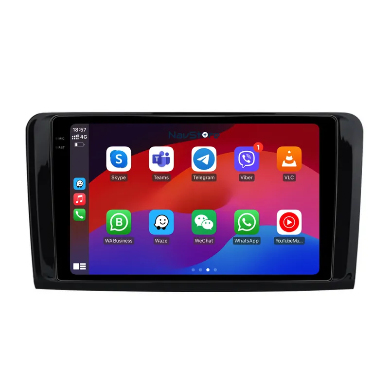 Navigatie Android Dedicata Mercedes Benz ML W164 GL X164 (2005 – 2012), Display 2K, 4Gb Ram, 64Gb Stocare, Bluetooth, WiFi, Carplay Ofertă