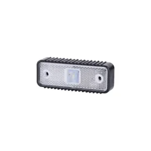 Lampă de marcaj Horpol, albă cu suport din cauciuc 12/24V Super ofertă