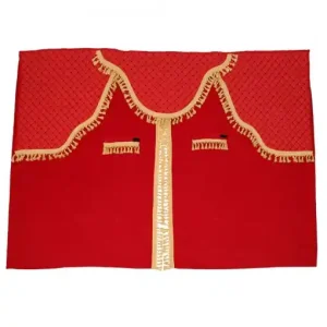 Set Perdele Cabina Camion, Universale, Velur, Rosu-Auriu Ieftin