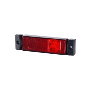 Lampă gabarit dreptunghiulară, Horpol, LED roșu, marcaj lateral, alimentare 12/24V Reducere de preț