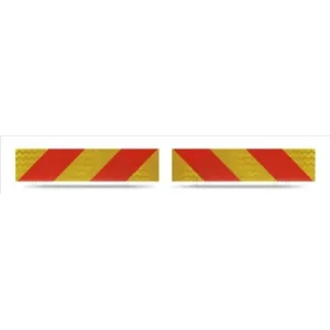 Set 2 placute reflectorizante MVM VEM008/I, 565 x 132 mm, suport aluminiu Plată securizată