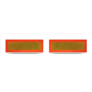 Set 2 placute reflectorizante MVM VEM001, 565 x 196 mm, suport aluminiu Lichidare de stoc