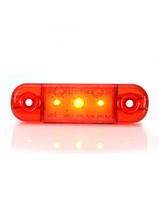 Lampa Gabarit Led 709 W97.1, 12V-24V, Pozitie Rosu Was Lichidare de stoc